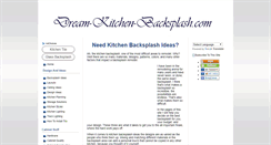 Desktop Screenshot of dream-kitchen-backsplash.com