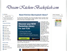 Tablet Screenshot of dream-kitchen-backsplash.com